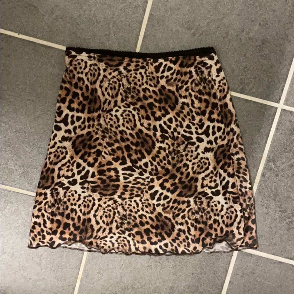 Princess Polly cheetah miniskirt